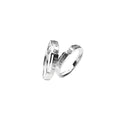 18K White Gold Wedding Ring Set #66