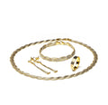917 Two-Tone Yellow & White Gilded Helix High-Jewellery Suite