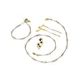 917 Two-Tone Yellow & White Gold Beaded High-Jewellery Suite
