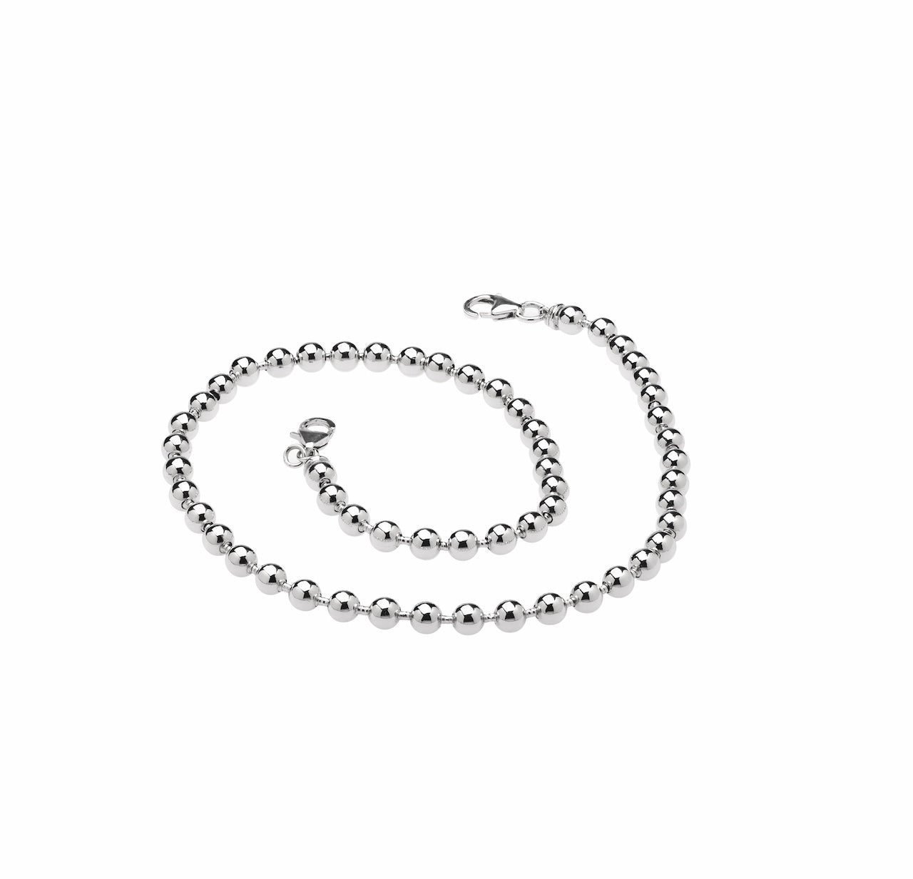 917 White Gold Necklace-ECW-013-D4