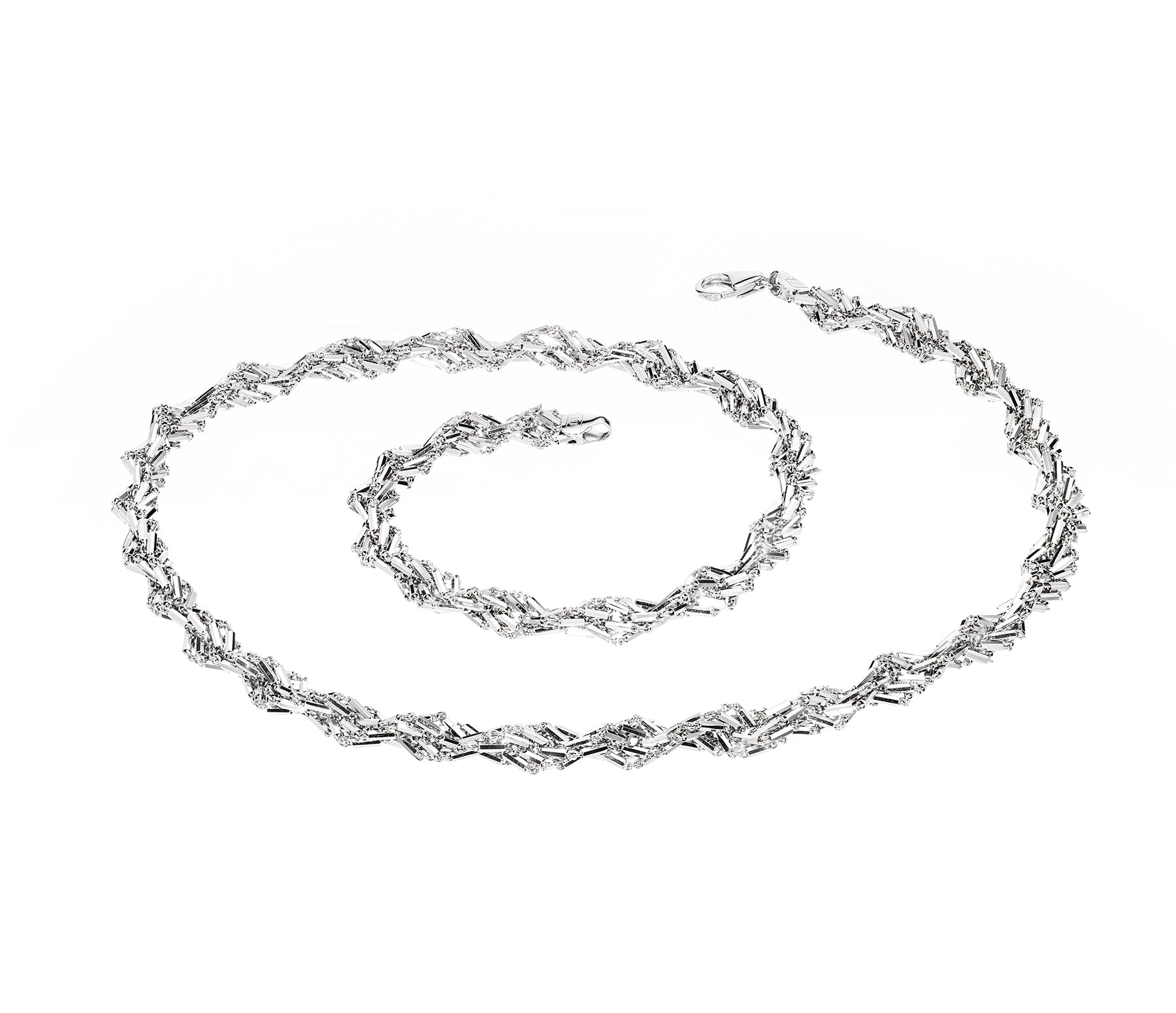 917 White Gold Necklace ECW-008