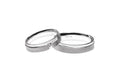 917 White Gold Wedding Ring Set #64