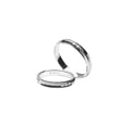 917 White Gold Wedding Ring Set #69