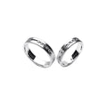 917 White Gold Wedding Ring Set #70