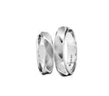 917 White Gold Wedding Rings Set B-09