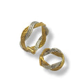 917 Yellow-White Gold Ring K-39