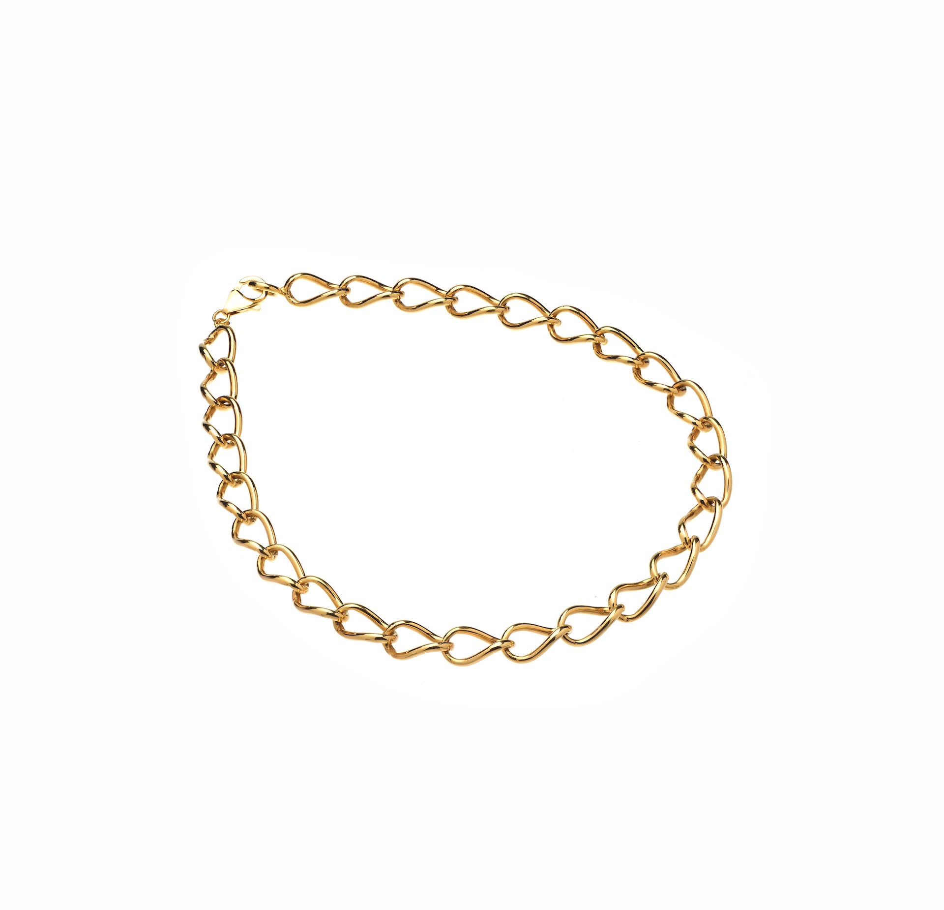 917 Yellow Gold Necklace ECY-008-D4-(K-08)