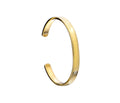 917 Yellow Gold Radiant Parallel Open Cuff EB-002