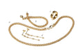 917 Yellow Gold Triple-Strand Caviar High-Jewellery Suite