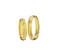 917 Yellow Gold Wedding Rings Set A2-01