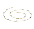 917 Yellow & White Gold Necklace 27-(Z-13)