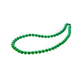 Natural Grade A Imperial Green Jadeite Bead Necklace D4-007