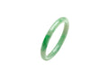 Natural Imperial Green Moss-in-Snow Jadeite Bangle (53_D)