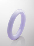 Natural Type A Royal Lavender Jadeite Blessing Bangle