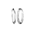 917 White Gold Wedding Rings Set A1-05 & S-01