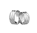 917 White Gold Wedding Rings Set D06